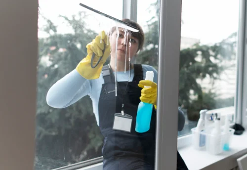 Nettoyage de vitres intérieures et extérieures à Saint-Hilaire-du-Rosier